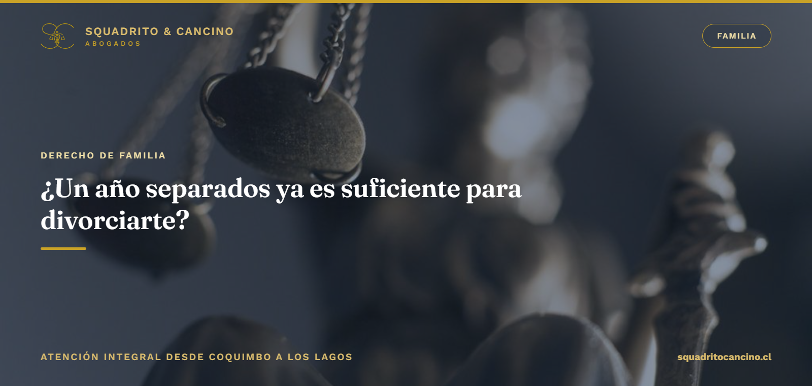 Divorcio por cese de convivencia: requisitos, plazos y compensación económica en Chile